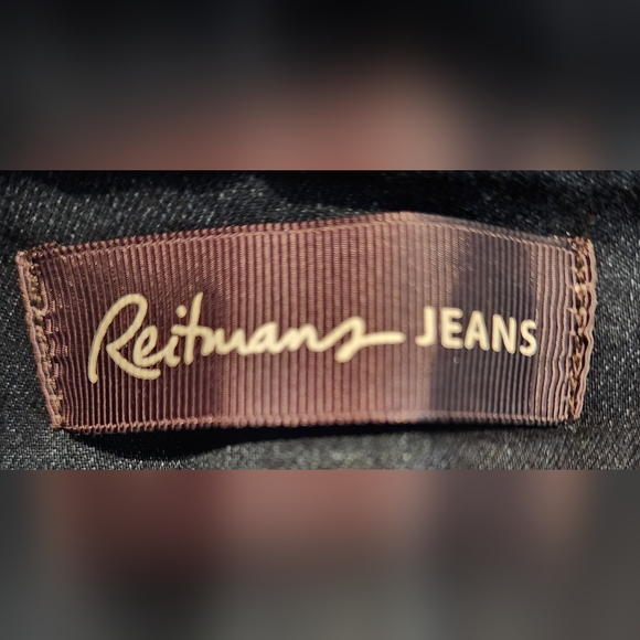 Reitmans Blue Flare Wide Leg Jeans Size 14 - Picture 5 of 6